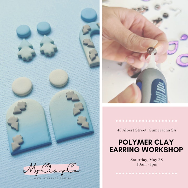 Polymer Clay Earring Workshop image