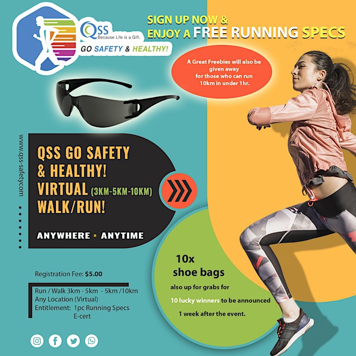 QSS Go Safety & Healthy! Virtual Walk/Run! image