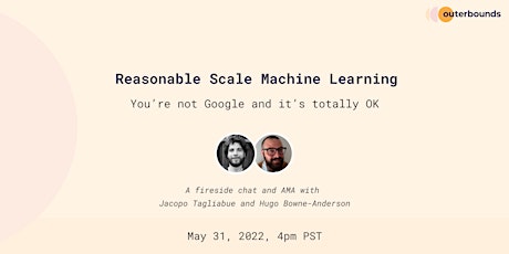 Reasonable Scale Machine Learning entradas
