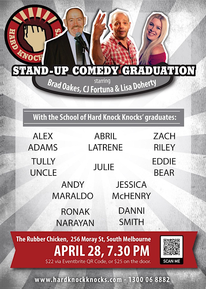 Stand-up comedy graduation starring Brad Oakes image