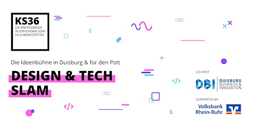 DESIGN & TECH SLAM: Die Ideenbühne in Duisburg und für den Pott