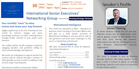 International Senior Executives' Networking Group tickets