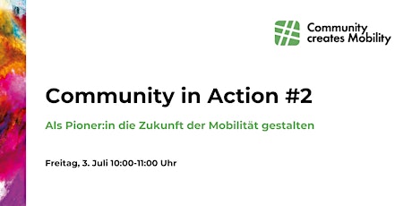 Community in Action: Gemeinsam die Zukunft der Mobilität gestalten tickets