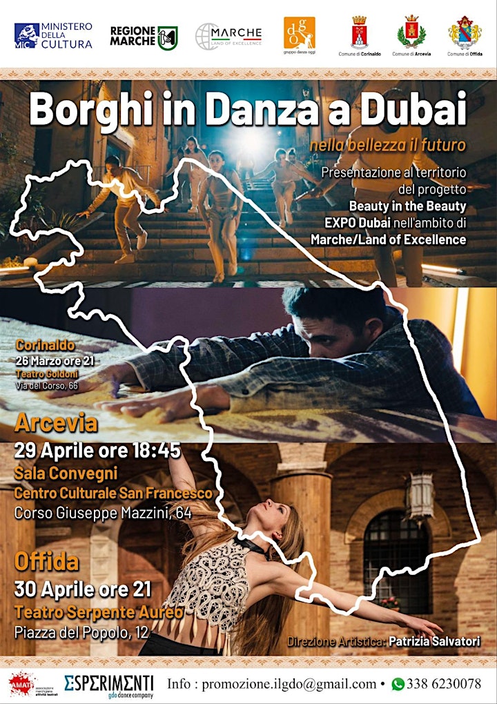 Immagine BORGHI IN DANZA A DUBAI - 30 Aprile ore 21 - Teatro Serpente Aureo