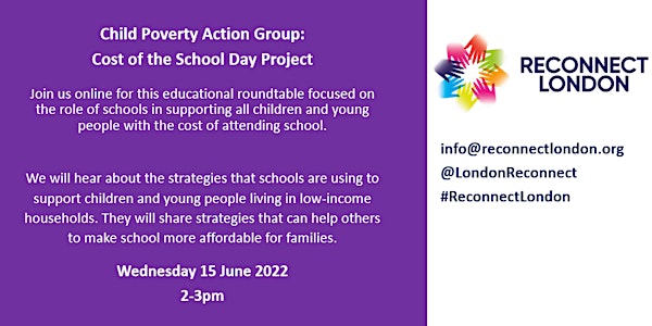 Reconnect London Roundtable - Child Poverty Action Group