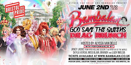 Bambalan presents...God Save The Queens Jubilee Drag Brunch tickets