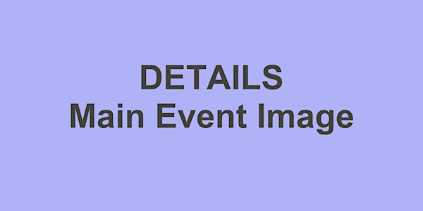 Basic info - Event title  [75]