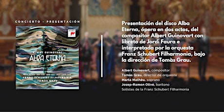 Presentación CD Alba Eterna de Albert Guinovart