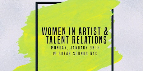 Women in Artist & Talent Relations  primary image