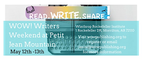 Read.Write.Share! Writers Weekend 2017 primary image