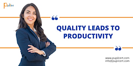 Quality Leads to Productivity tickets