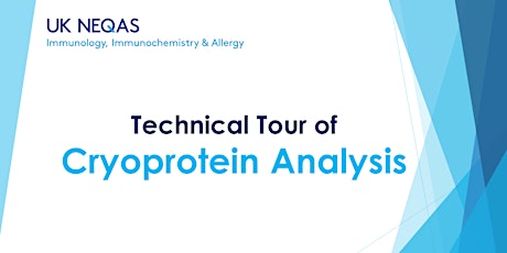 Technical Tour of Cryoprotein Analysis tickets