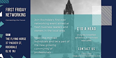 Rochdale's First Friday Networking Club 2022 tickets