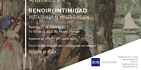 Imagen principal de Visita guiada exposición Renoir: Intimidad.