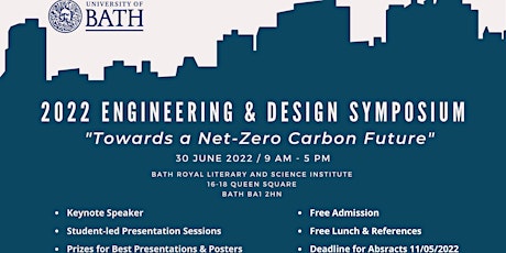 2022 Engineering & Design  Symposium : Towards a Net-Zero Carbon Future. tickets