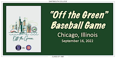 D'87 "Off the Green" Baseball Game (Chicago) primary image