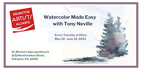 Watercolor Made Easy with Tony Neville primary image