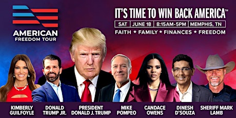 American Freedom Tour Memphis with President Donald Trump tickets