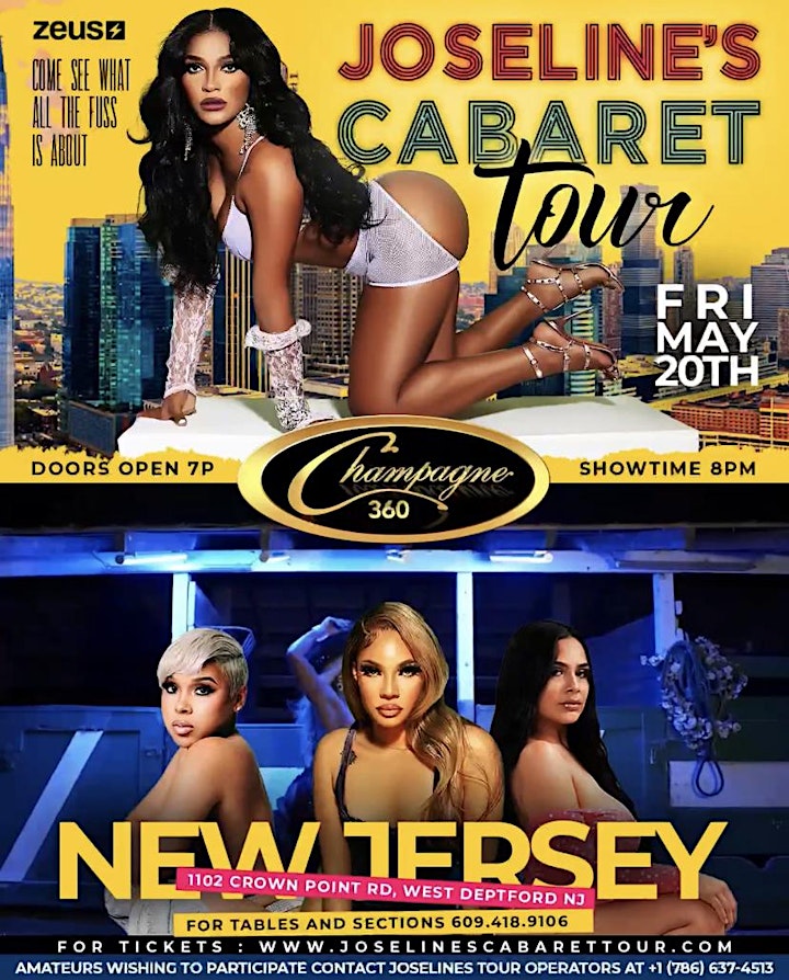 JOSELINES CABARET TOUR TAKE OVER NEW JERSEY image