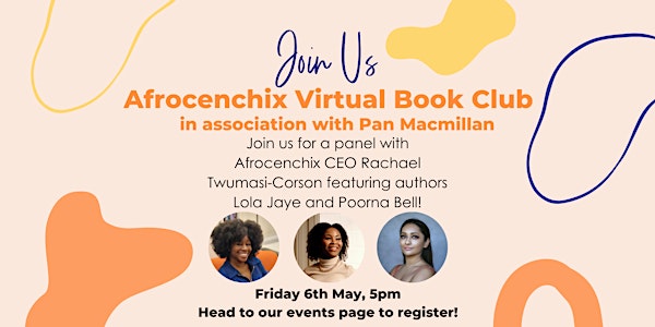 Afrocenchix x Pan Macmillan Virtual  Book Event – May