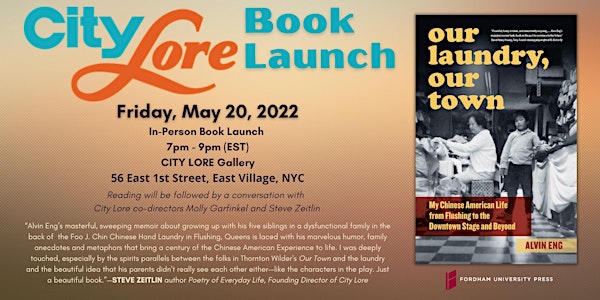 Our Laundry, Our Town Book Launch