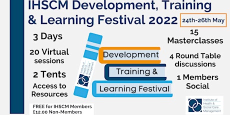 IHSCM Development, Training and Learning Festival tickets
