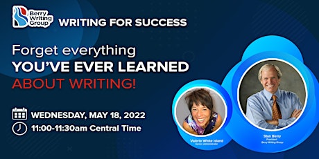 Writing for Success- Forget everything you've learned about writing! tickets