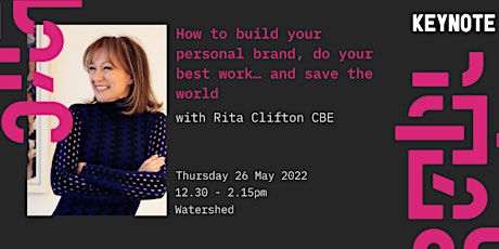 How to build your personal brand, do your best work… and save the world tickets