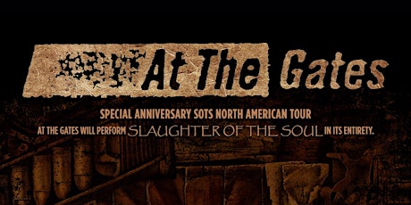 At The Gates tickets