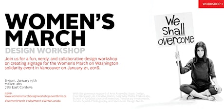 Imagen principal de Women's March: Design Workshop