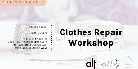 Learn to repair your clothes with ZERRIN and Movin' Menders tickets