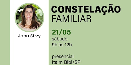 Constelação Familiar  21/05/2022  Presencial ingressos