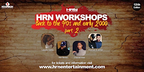 Primaire afbeelding van HRN Workshops 12th : Back to the 90s & Early 2000 (Part 2)