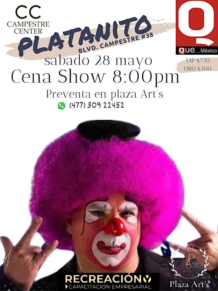 Imagen de Platanito - Cena Show