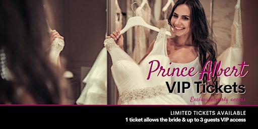 Prince Albert Pop Up Wedding Dress Sale VIP Early Access