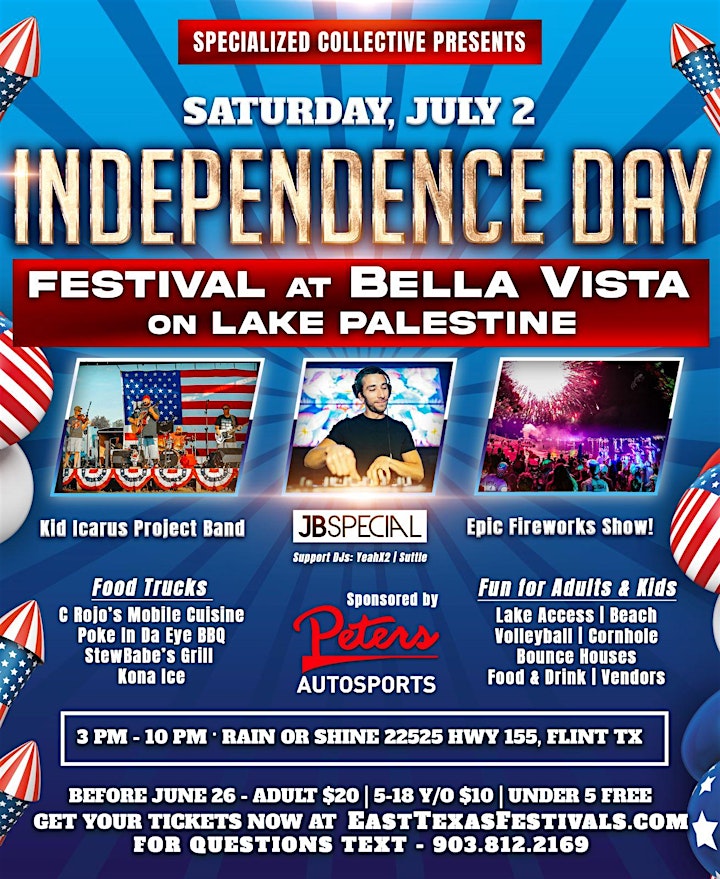 Independence Day Festival at Bella Vista on Lake Palestine image