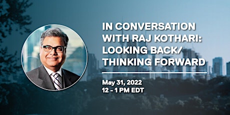 In conversation with Raj Kothari: Looking back/thinking forward tickets