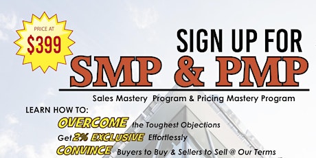 Sales Mastery Program and Pricing Mastery Program (SMP/PMP) primary image