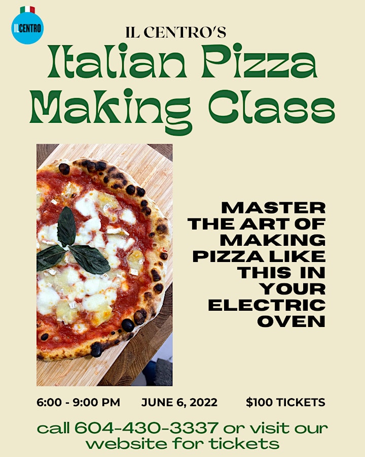 Vancouver Italian Pizza Making Class at Il Centro image