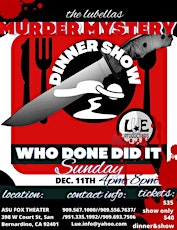 THE MURDER MYSTERY BURLESQUE DINNER SHOW: WHO DONE DID IT? tickets