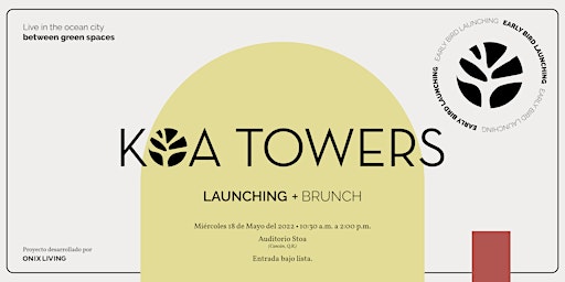 Lanzamiento Koa Towers by Onix Living