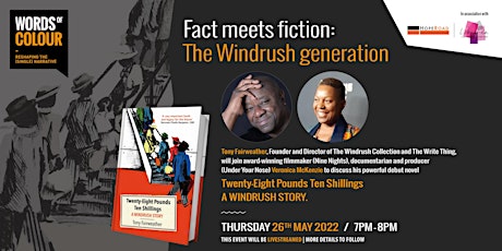 Fact meets fiction: The Windrush generation with Tony Fairweather biglietti