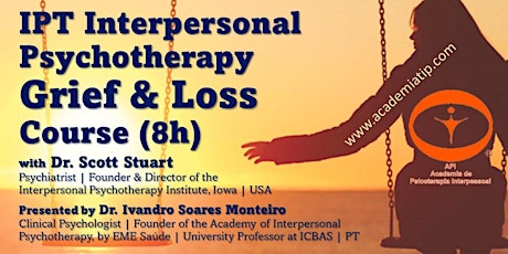 Imagem principal de IPT Interpersonal Psychotherapy for Grief and Loss Course |ONLINE LIVE | 8h