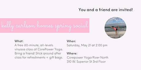 Spring Social at CorePower Yoga tickets