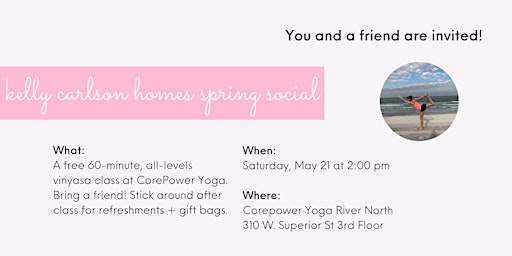 Spring Social at CorePower Yoga