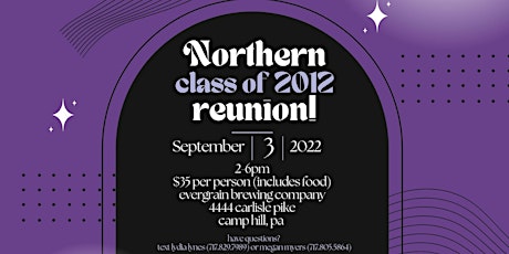 Northern High School | Class of 2012 | 10 year reunion