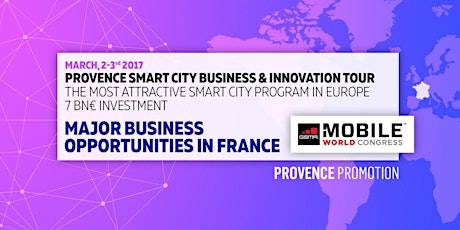 Image principale de Be part of the exciting "Provence Smart City Business & Innovation Tour" !