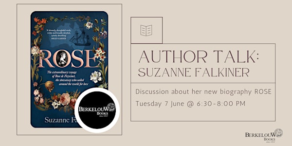 Author Talk: Suzanne Falkiner