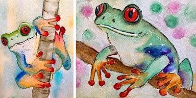 Funny Frogs in Watercolors with Phyllis Gubins