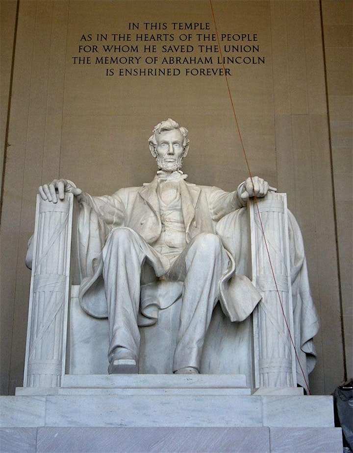 Abraham Lincoln and The Lincoln Memorial - 100th Anniversary Livestream image